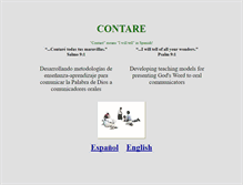 Tablet Screenshot of contare.org